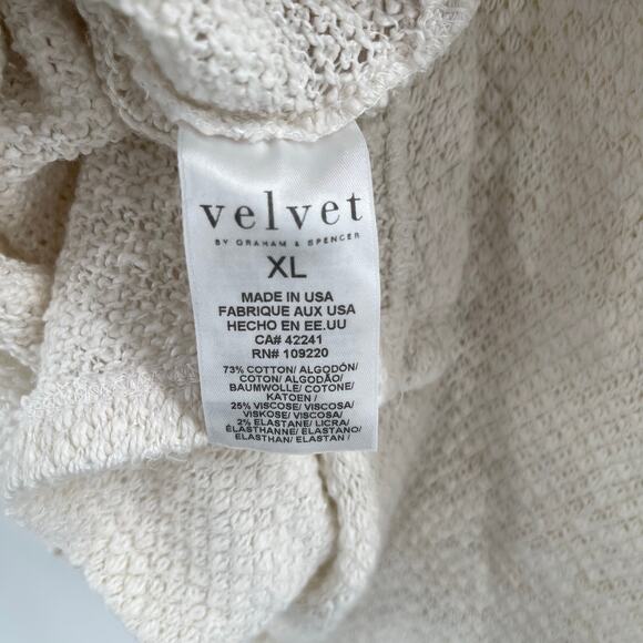 VELVET BY GRAHAM & SPENCER Elia Sweater Extra Large NWT Beach Knit Casual - Picture 9 of 10